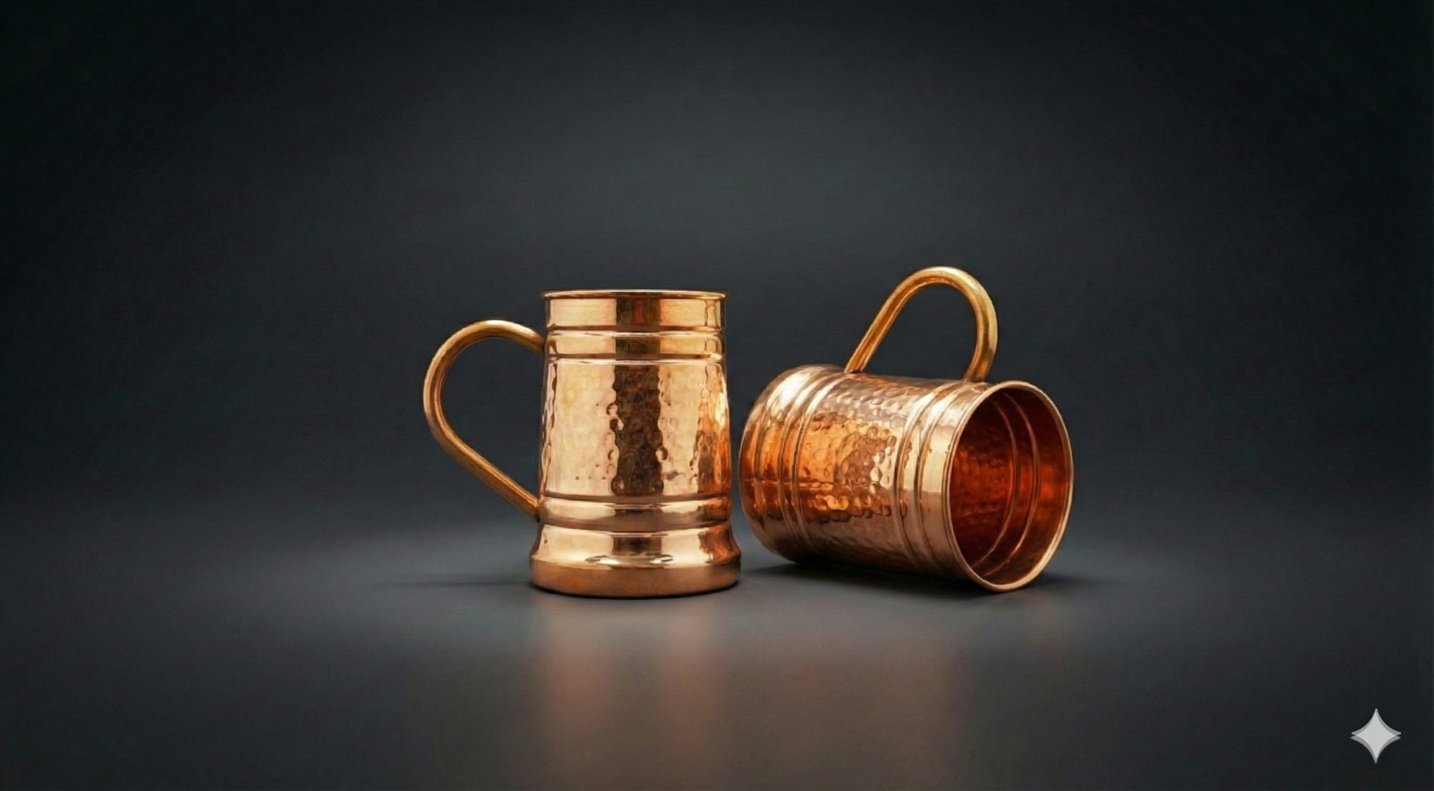 Copper Beer Mug - Hammered Finish