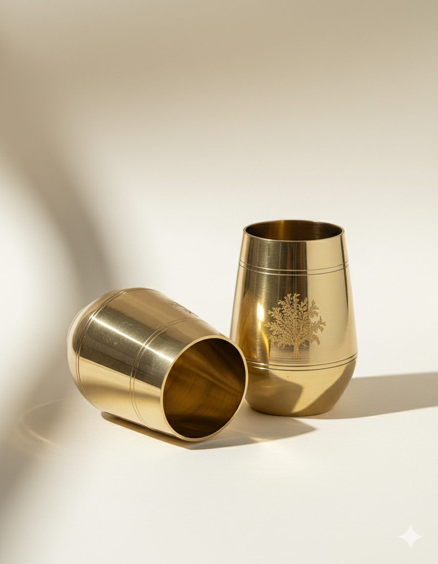 Sagan Glass - Bronze - Traditional Drinking Tumbler